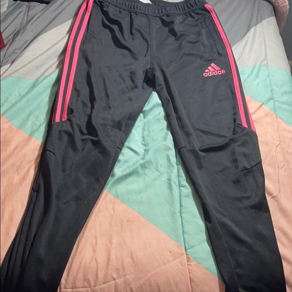 Pink Adidas Joggers - Picture 2 of 4